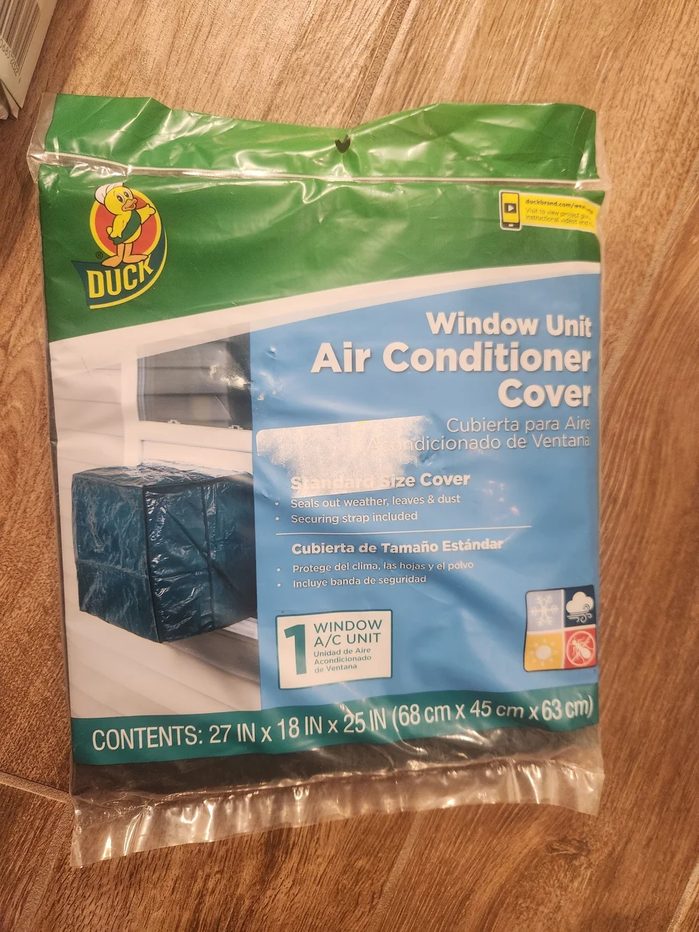 Duck Brand Standard Air Conditioner Cover - Green